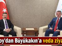 Aksoy'dan Büyükakın’a veda ziyareti