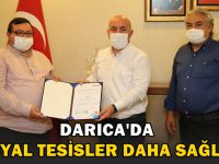 Darıca’da sosyal tesisler sertifika aldı