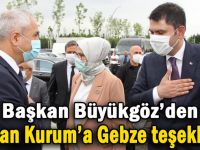 Büyükgöz’den Hünkar Çayırı ve Millet Bahçesi teşekkürü