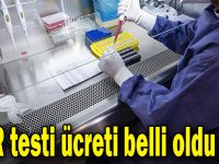 PCR testi ücreti belli oldu