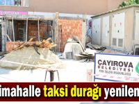 Yenimahalle Taksi Durağı yenileniyor