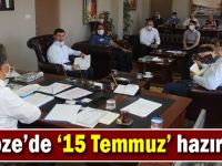 Gebze’de '15 Temmuz' hazırlığı!