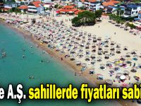 Belde A.Ş. sahillerde fiyatları sabitledi