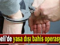 Kocaeli’de yasa dışı bahis operasyonu!