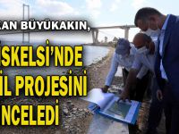 Başkan Büyükakın, sahil düzenlemesini yerinde inceledi