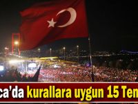 Darıca’da kurallara uygun 15 Temmuz