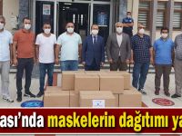 Dilovası'nda maskelerin dağıtımı yapıldı