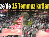 Gebze'de 15 Temmuz kutlaması