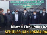 Eleşkirtliler şehitler için lokma dağıttı