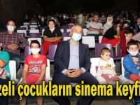 Başkan Büyükgöz çocuklarla film izledi