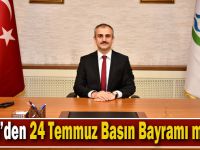 Çiftçi’den 24 Temmuz Basın Bayramı mesajı