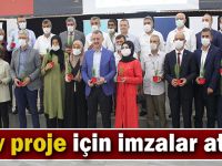 Dev proje için imzalar atıldı