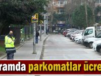 Bayramda parkomatlar ücretsiz