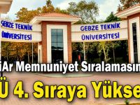 ÜniAr Memnuniyet Sıralamasında GTÜ 4. Sıraya Yükseldi