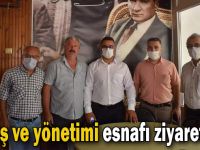 Aktaş ve yönetimi esnafı ziyaret etti