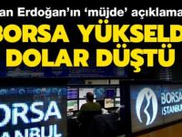 Borsa yükseldi, dolar düştü