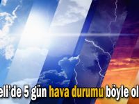 Kocaeli’de 5 gün hava durumu böyle olacak!