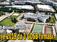 İlk 500 Bilişim Şirketi Türkiye 2019'da 3 GOSB firması