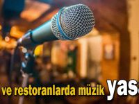 Kafe ve restoranlarda müzik yasak