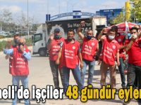 Kocaeli'de işçiler 48 gündür eylemde!
