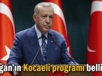 Erdoğan Cumartesi Kocaeli'de olacak