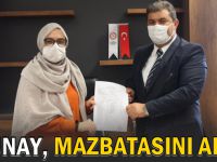 Günay, mazbatasını aldı