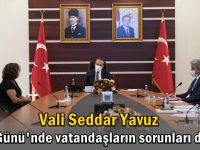 Vali Yavuz Halk Günü'nde vatandaşların sorunları dinledi