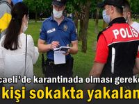 Kocaeli'de 285 kişiye ceza uygulandı