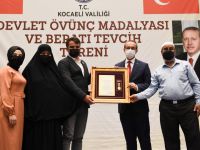 Övünç madalyası onlara verildi!