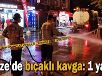 Gebze'de bıçaklı kavga: 1 yaralı