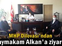 MHP'den Kaymakam Alkan'a ziyaret