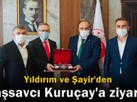 Başsavcı Kuruçay'ı ziyaret ettiler