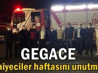 GEGACE İtfaiyeciler haftasını unutmadı