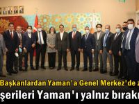 Hemşerilerinden Yaman’a Genel Merkezde ziyaret