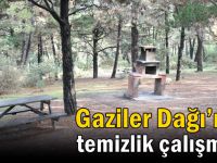 Gaziler Dağı’nda temizlik çalışması