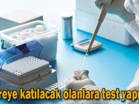 Kongreye katılacak olanlara test yapılacak