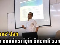 Yılmaz'dan spor camiası için önemli sunum