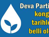 DEVA'nın il kongresi 28 Kasım’da
