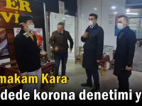 Kaymakam Kara’dan cadde de sigara denetimi