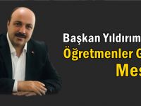 Başkan Yıldırım’dan Öğretmenler Günü mesajı