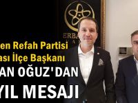 YRP Dilovası İlçe Başkanı Oğuz’dan ikinci yıl mesajı