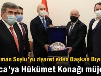 Bakan Soylu’yu ziyaret eden Bıyık’tan Darıca’ya müjde!