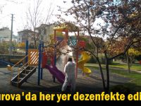 Parklar dezenfekte edildi, caddeler yıkanıyor