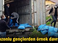 Trabzonlu Gençlerden İhtiyaç sahibi ailelere 40 ton kömür