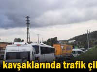 OSB kavşaklarında trafik çilesi!