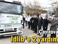 Çayırova’dan İdlib'e 2 yardım tırı