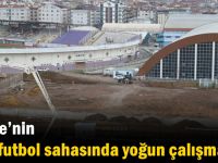 Gebze’nin yeni futbol sahasında yoğun çalışma