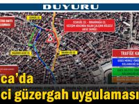 Darıca’da geçici güzergah uygulaması