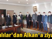 Ağrılılar'dan Alkan'a ziyaret