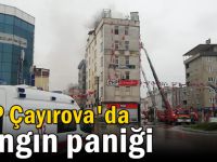 CHP Çayırova'nın çatı katı alev alev yandı